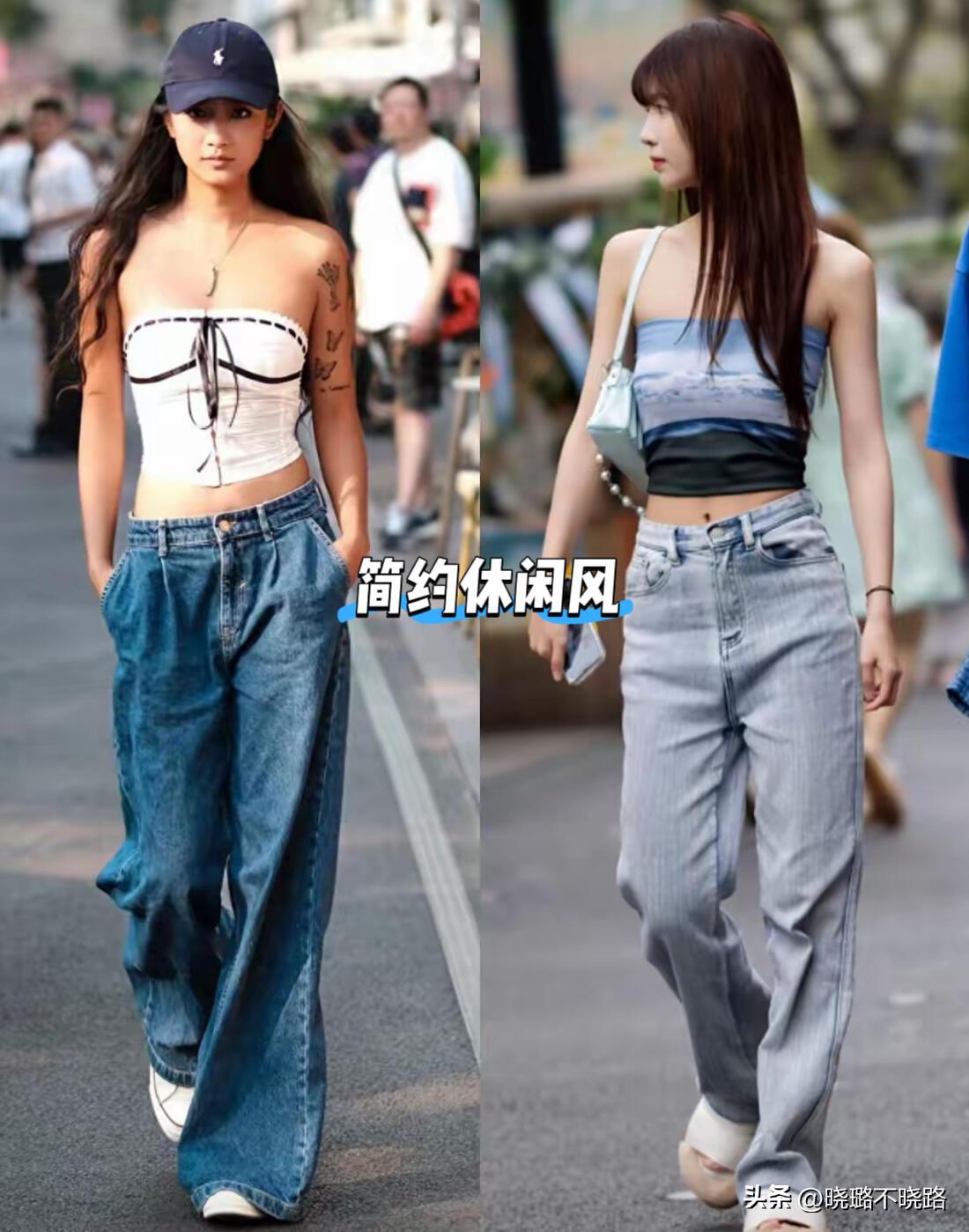 被成都太古里街拍惊艳了!不是胸衣外穿、就是内裤外露,太前卫了(图9) 胸衣外穿内裤外露时尚穿搭_成都太古里女生穿搭_街拍小区阳台晾内衣