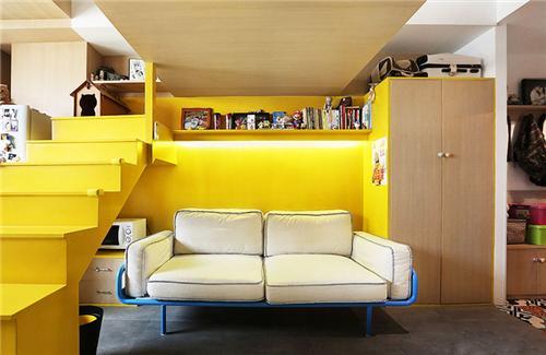 35平米小户型loft装修效果图，35平米小户型变身跃层别墅