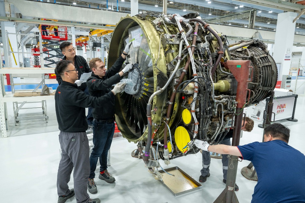 方大重庆航空城飞机拆解基地_重庆航空发动机维修基地_飞机维修公司