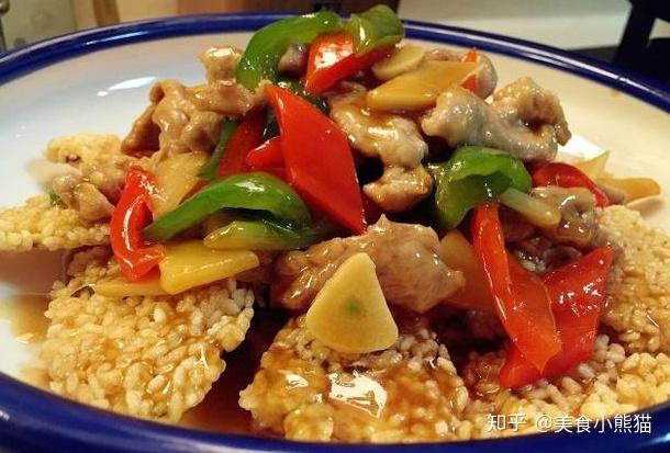 经典川菜锅巴肉片这样做,酥香中带着肉片滑嫩,好吃到没话说!(图1) 锅巴肉片做法_脆香锅巴肉片食谱_锅巴菜制作方法