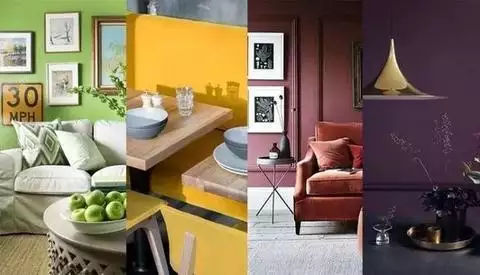 油漆色彩搭配方案_格调生活空间色彩选择_餐厅墙面装饰画