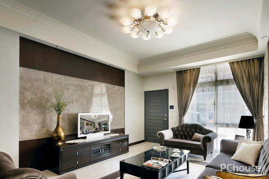 客厅瓷砖电视背景墙效果图