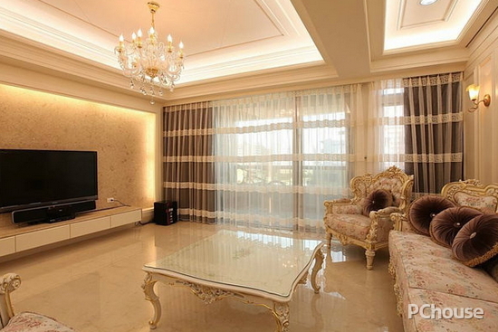 客厅瓷砖电视背景墙效果图