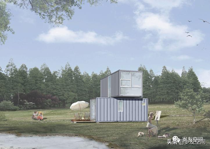 集装箱建筑定义_集装箱建筑特征_玻璃钢房子图片