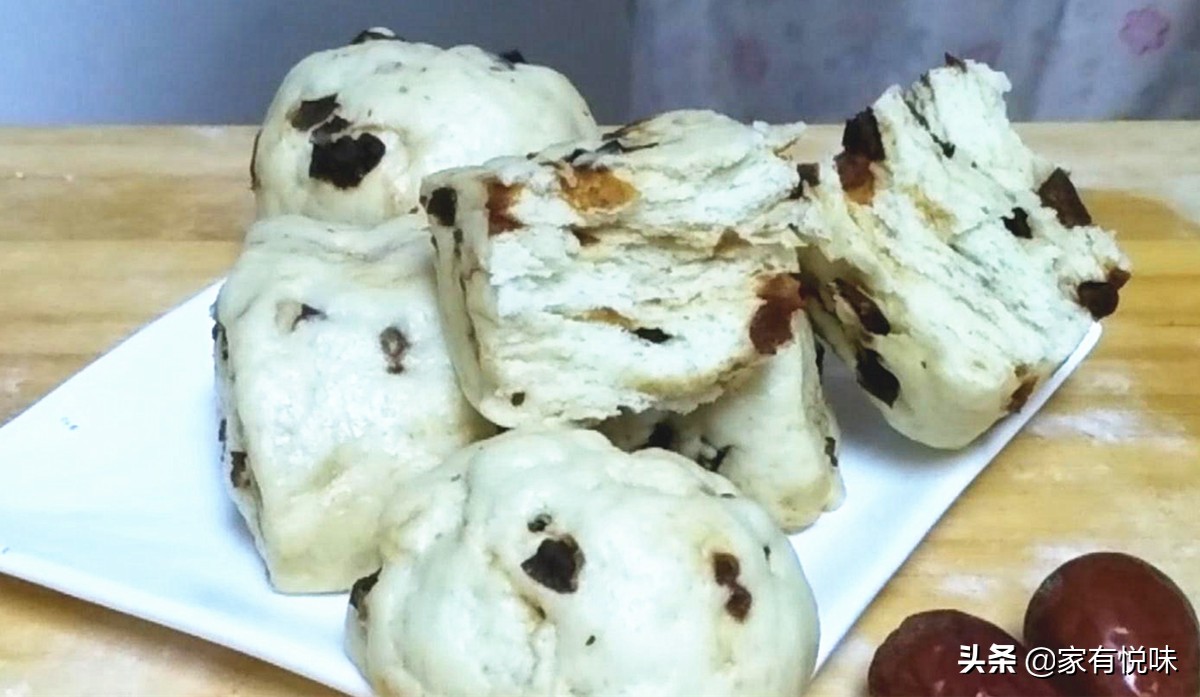 分享馒头的5种做法,换个花样,换种口味(图5) 馒头制作方法_花样面食做法_毛毛虫馒头做法