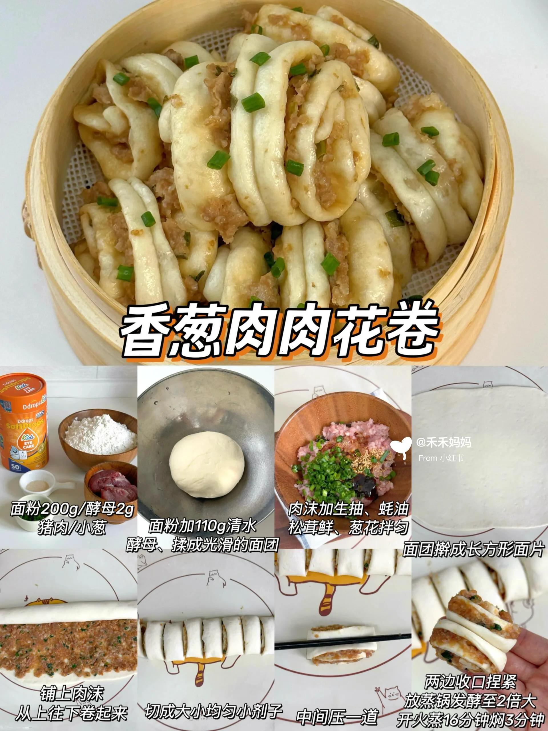 娃能炫一笼的花样面食!做法超详细,宝妈快马住(图5) 花样面食做法_哄娃吃饭创意面食_宝宝辅食花样面食