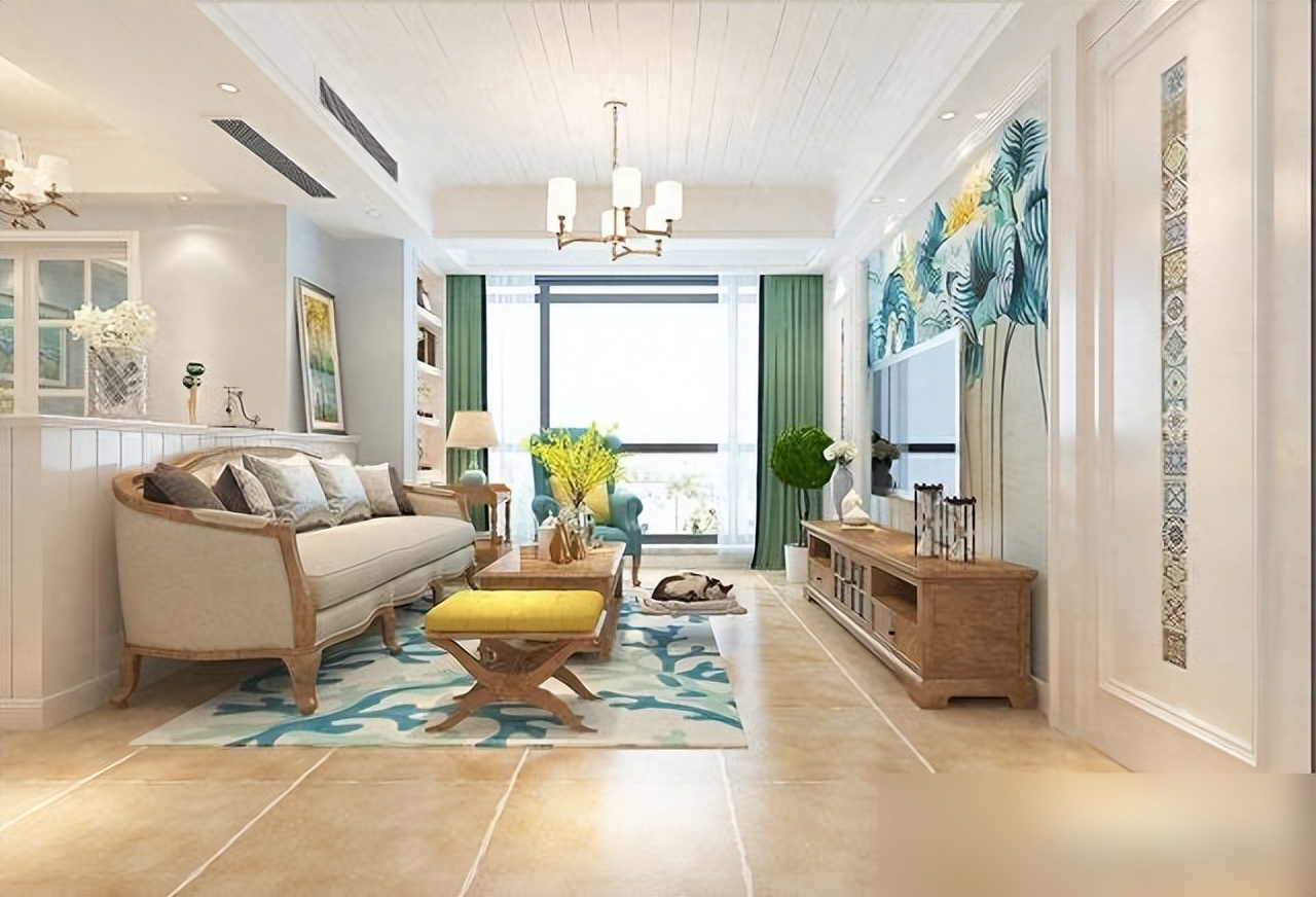 100平房子装修设计图_小户型客厅餐厅打通技巧_100平三室空间设计