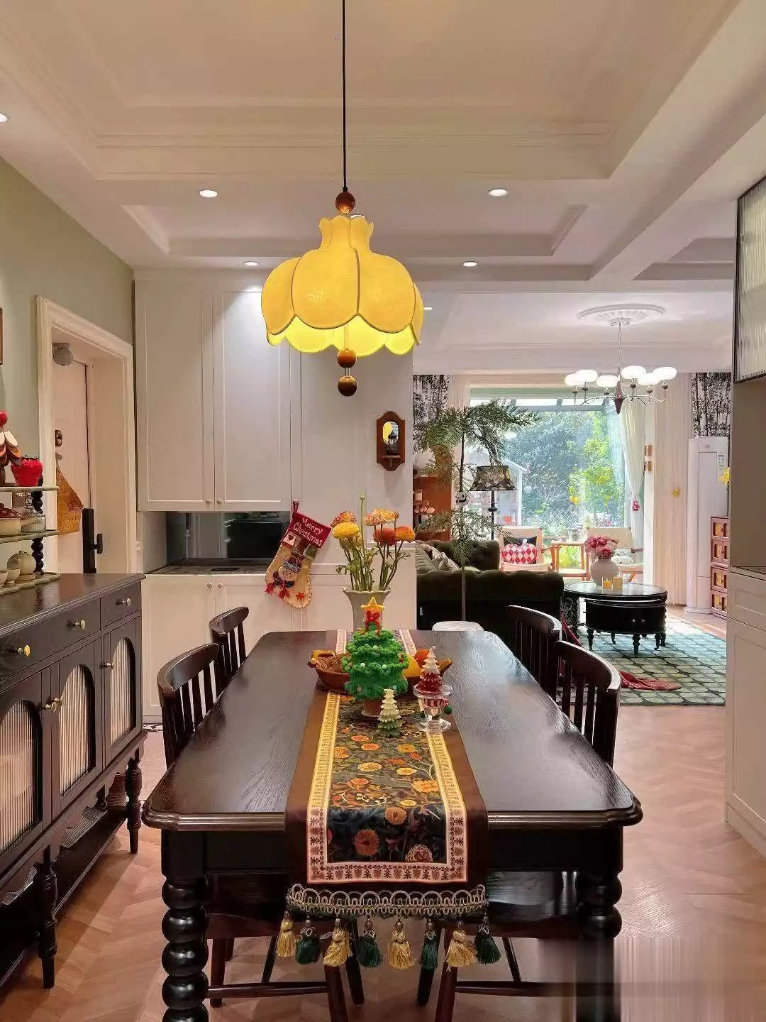 安徽太太的家,因装修得太好而意外走红,还赠送80㎡大花园!(图1) 一楼带花园设计_美式地板装修风格_简约美式风格装修