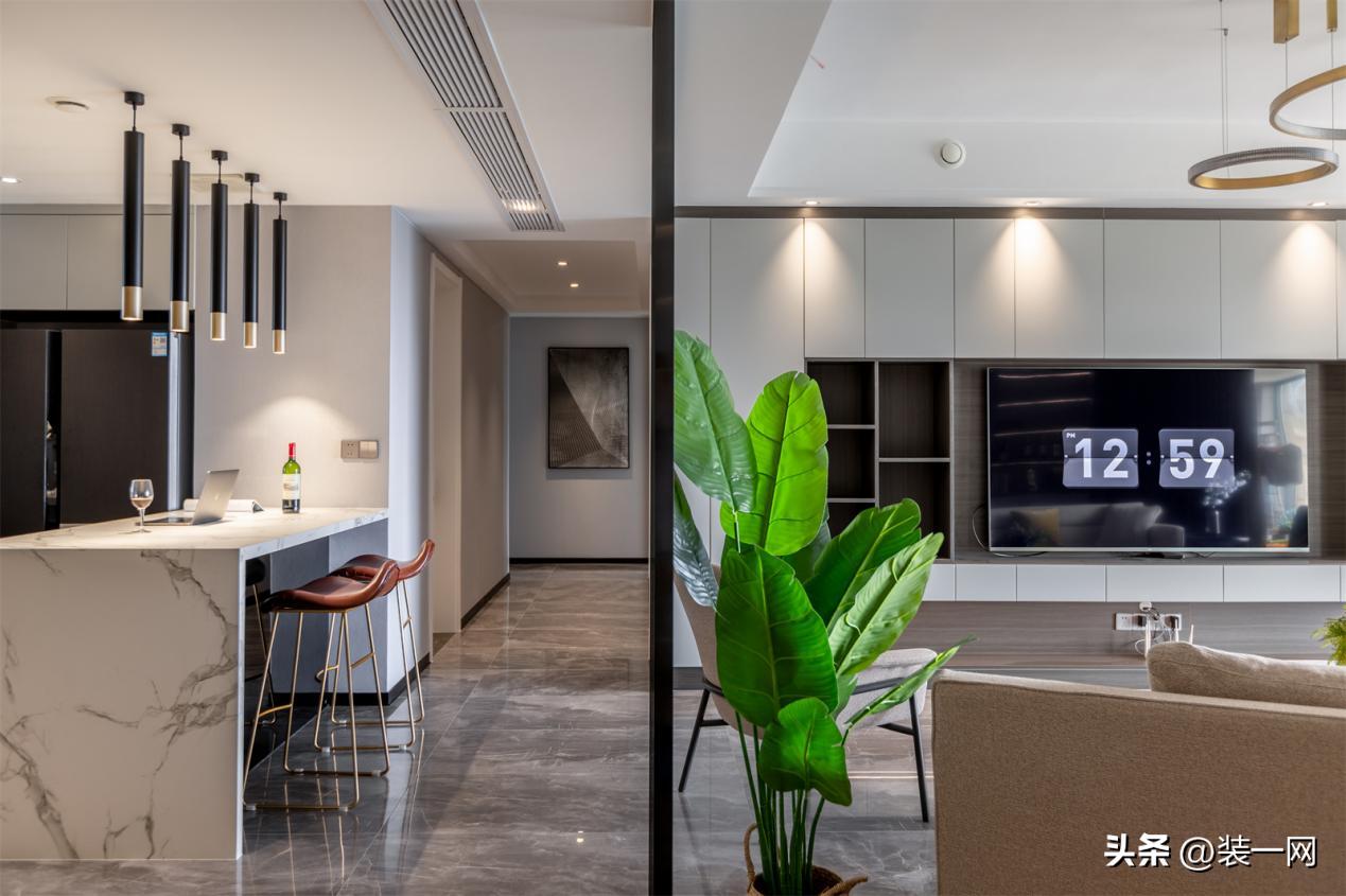 现代风别墅装修实景案例_武汉山水人家装饰_别墅装修设计