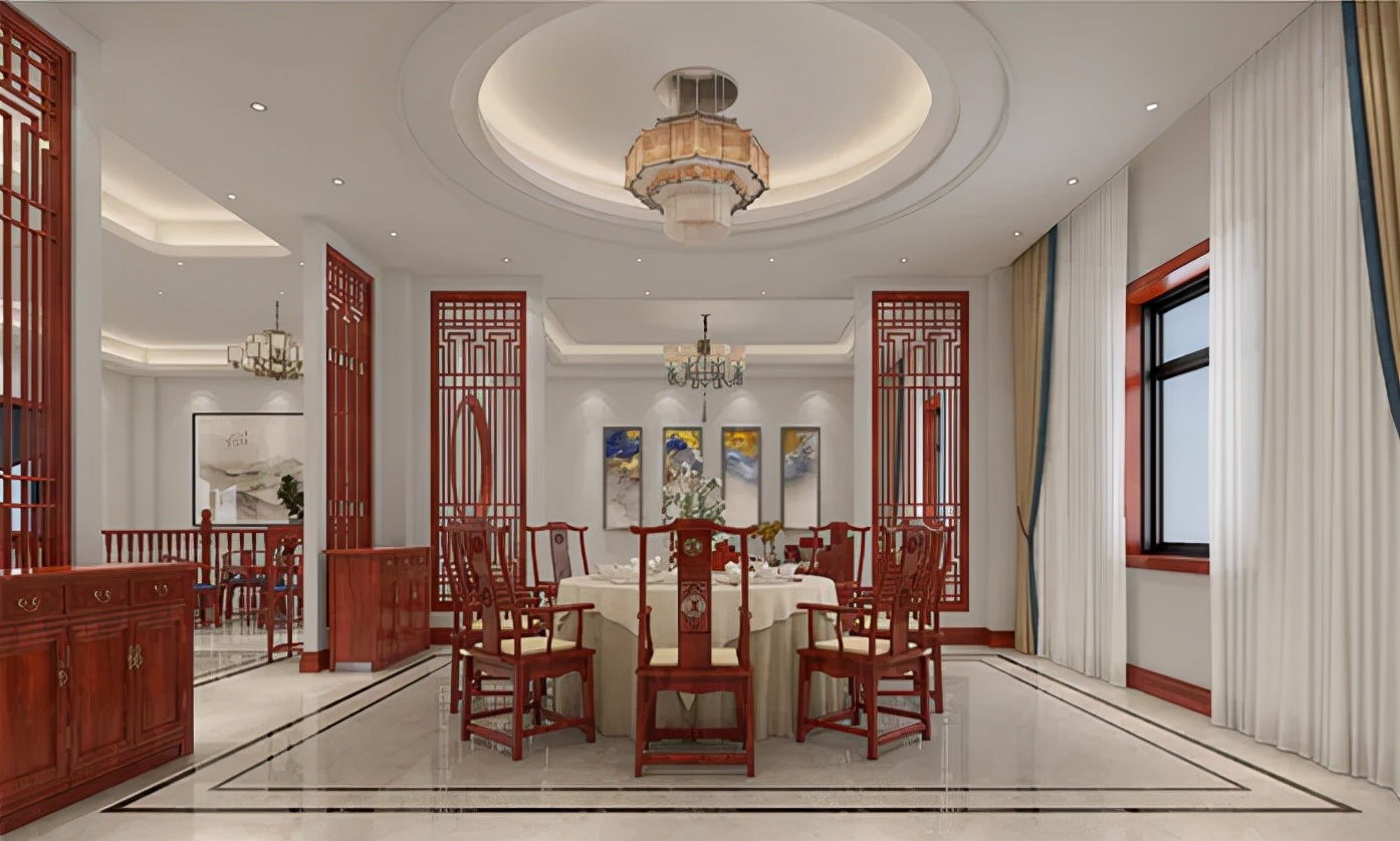 中式风格别墅设计分享_湖北中式别墅装修案例_别墅装修设计