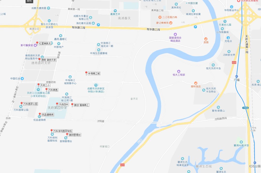 成都怡心湖板块_成都锦江生态带板块_成都万科城市花园跃层