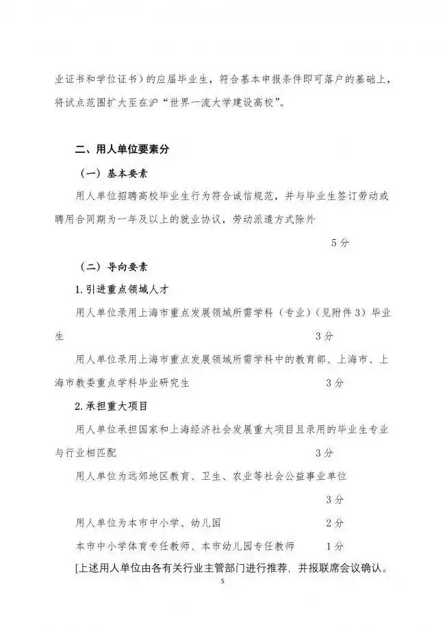 2020年非上海生源应届毕业生进沪落户评分办法_上海世界一流大学建设高校直接落户政策_上海内环房价