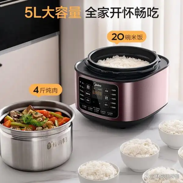 苏泊尔电压力锅选购指南_5L高压锅推荐品牌型号_高压电饭锅炖菜