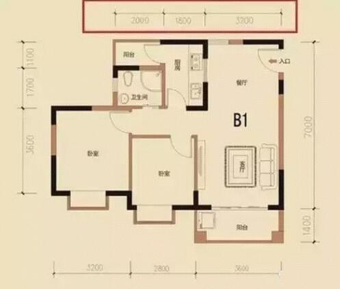 看懂户型图_怎么看房子户型图是不是把边_户型图常见标识