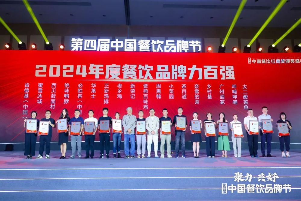 重磅!第六届“中国餐饮红鹰奖”三大奖项完整名单正式公布(图2) 2024年度餐饮区域标杆品牌_金泉广场美食餐厅排名_2024年度餐饮品牌力百强