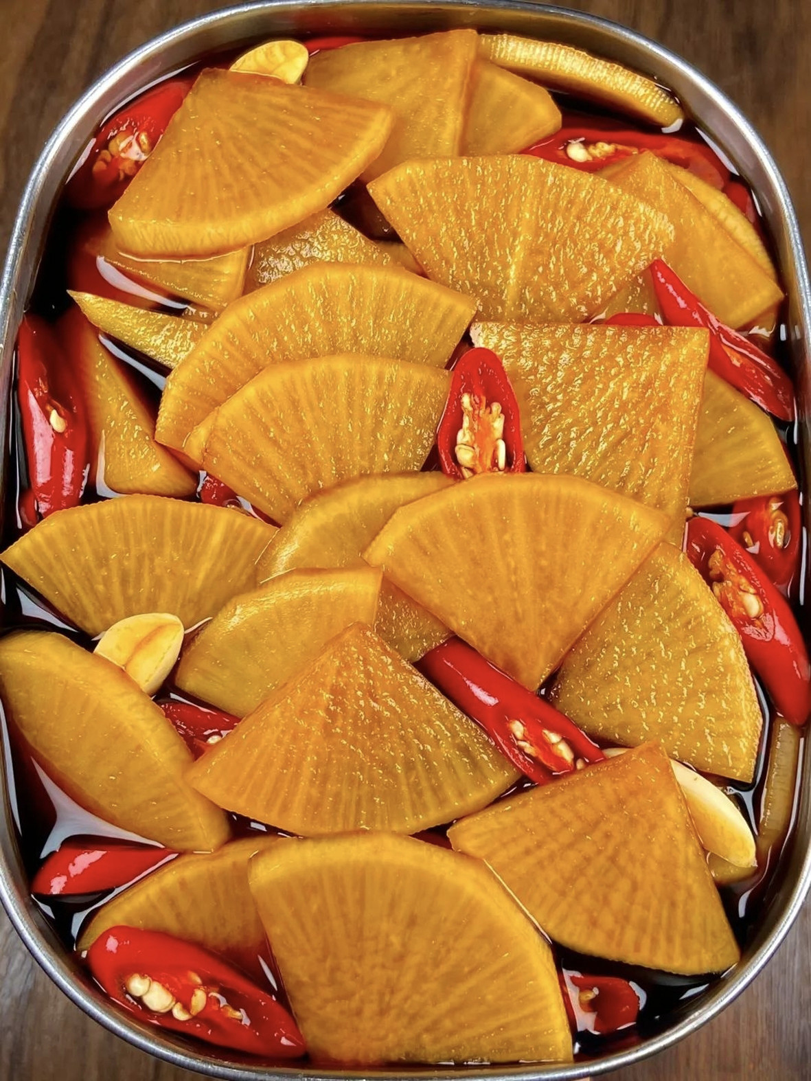 泡椒萝卜条口感_腌萝卜制作方法_萝卜菜怎么腌