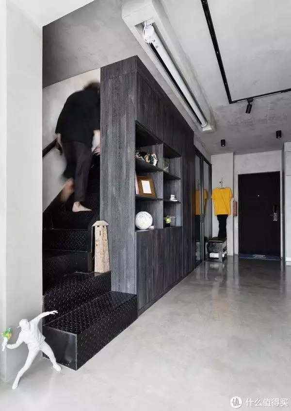 毛坯水泥风格_水泥风装修案例_极简工业风家居设计