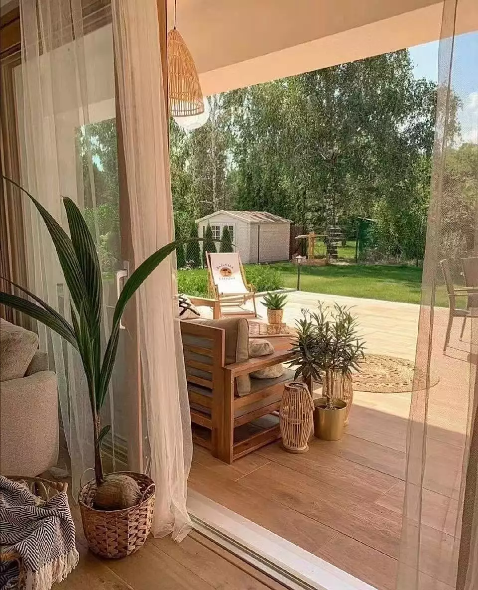 田园风格设计_毛坯水泥风格_原木风家装