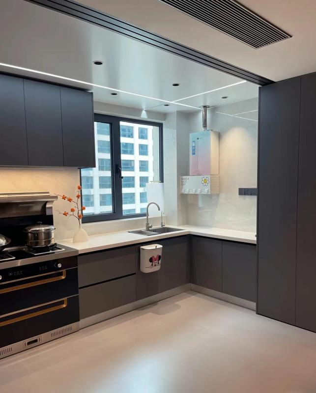 深色系大平层设计细节_青岛房子多少钱一平方_青岛170平大平层深色系装修