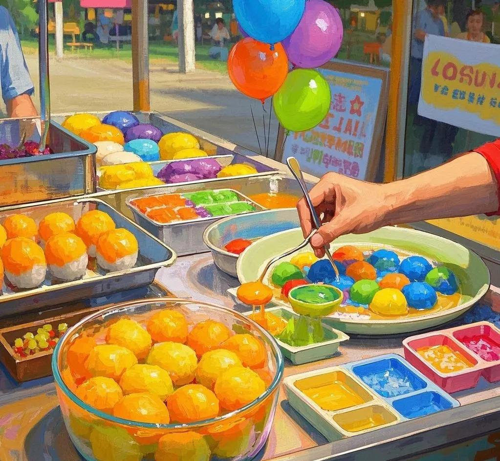 下班摆摊3小时赚比工资多_低成本小吃夜市财富密码_小吃广告牌图片