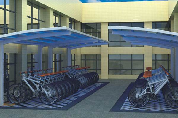 斜列式停车带尺寸_自行车棚设计规范_自行车停车位