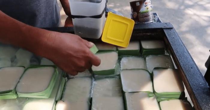 小吃手推车款式图片_街边小吃 绿盒子 大叔推车