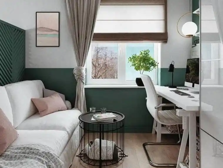 30平米温馨小家_小户型装修案例_一居室小公寓装修效果图