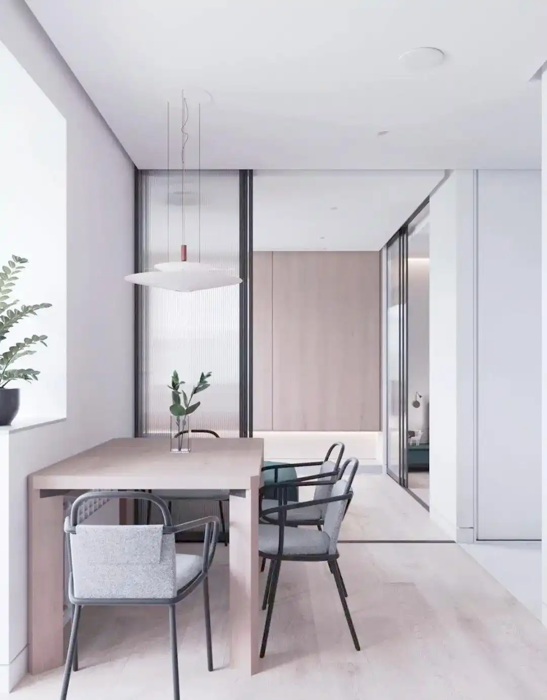 50平米小户型单身公寓设计_简约风格小户型空间布局_一居室小公寓装修效果图