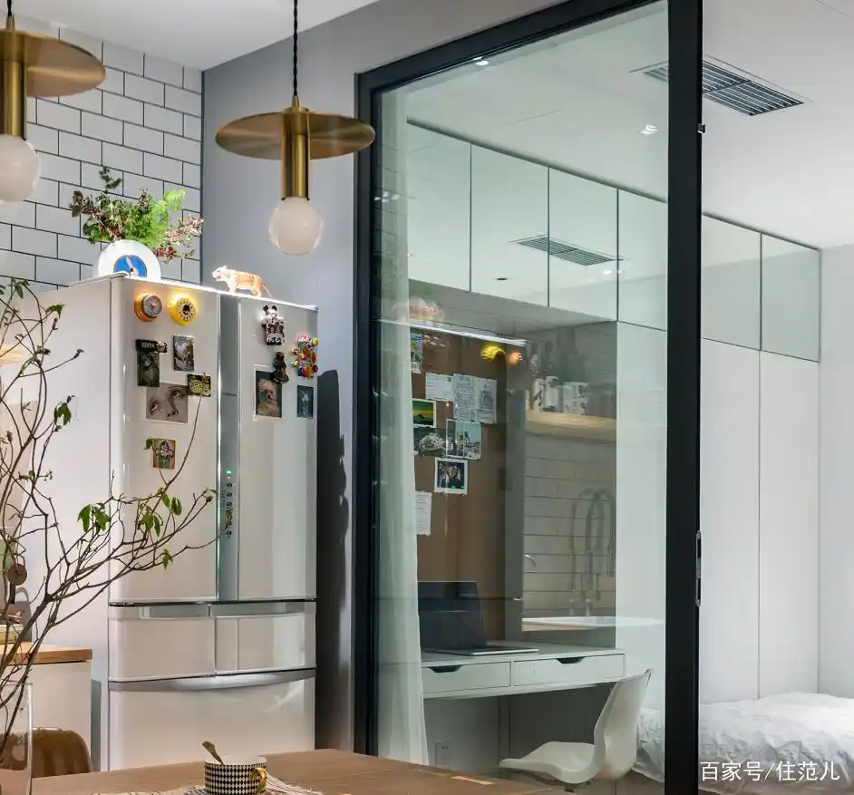 全屋开放式厨房餐厅设计_82平米小户型改造_精品小户型欧式装修