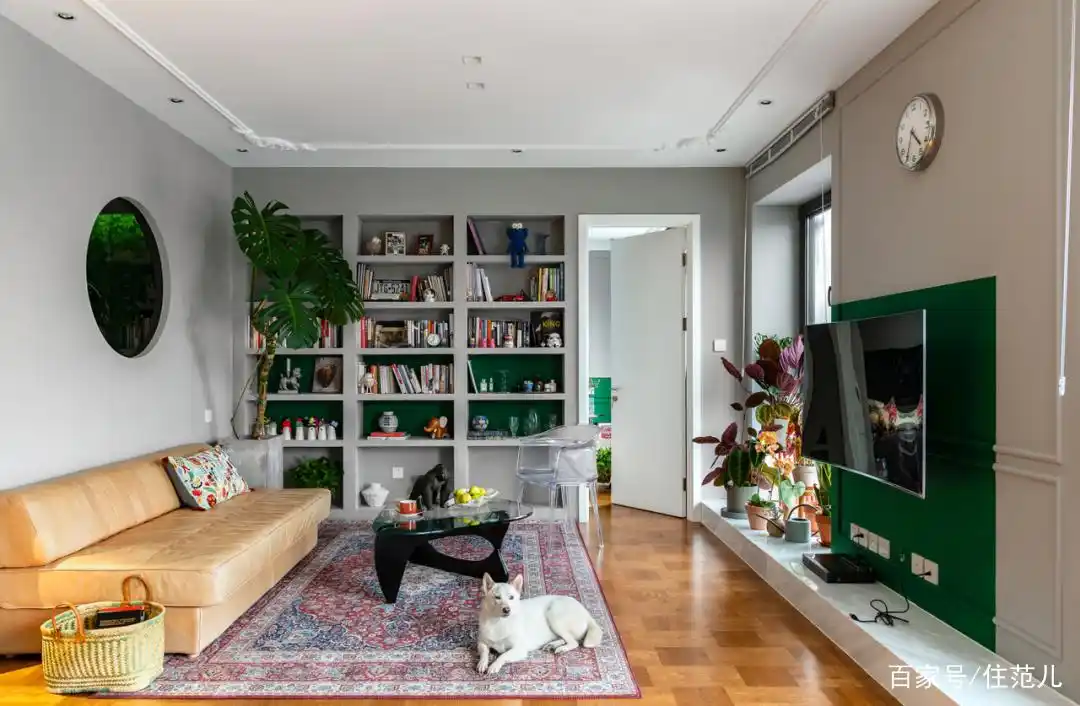 精品小户型欧式装修_全屋开放式厨房餐厅设计_82平米小户型改造