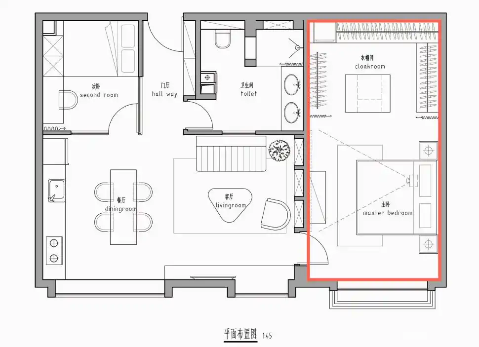 82平米小户型改造_全屋开放式厨房餐厅设计_精品小户型欧式装修