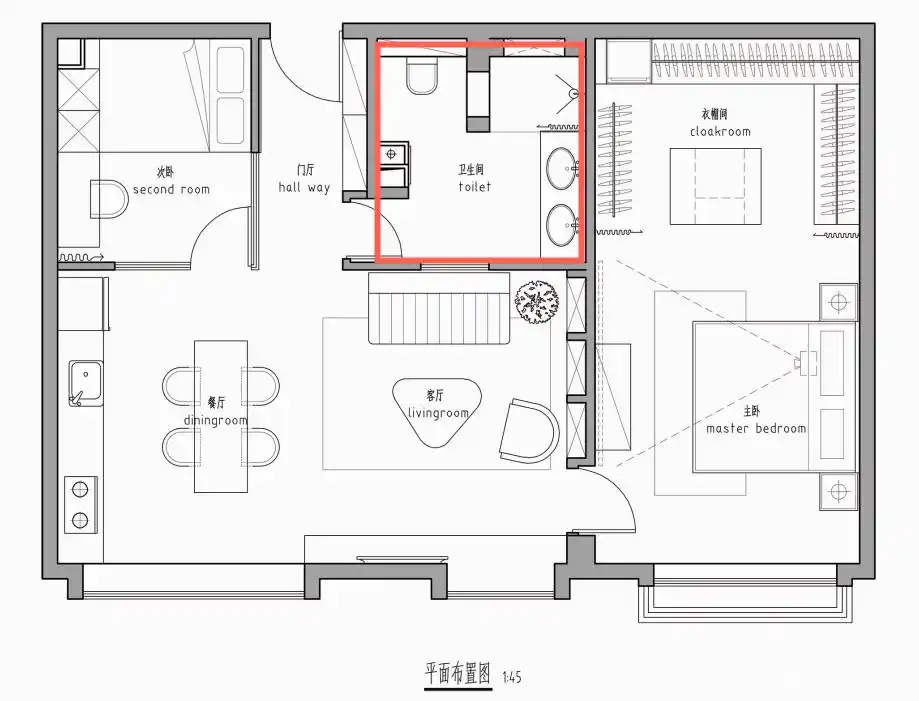 精品小户型欧式装修_全屋开放式厨房餐厅设计_82平米小户型改造