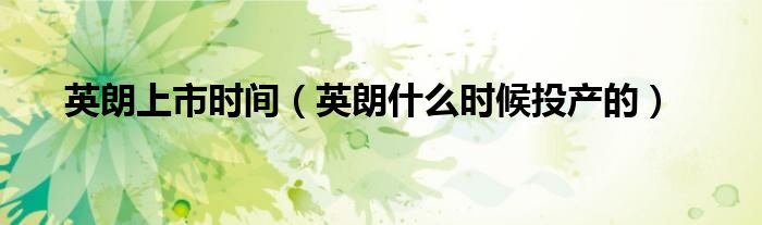 别克英朗上市时间_别克英朗投产时间_英朗提车注意事项