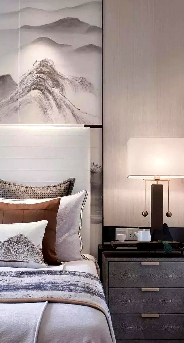 新中式客厅留白设计_墙面装饰留白_90后装修留白省钱技巧