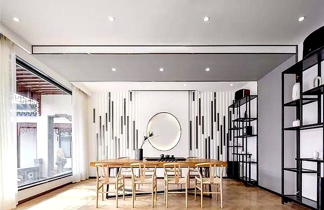 90后装修留白省钱技巧_墙面装饰留白_新中式客厅留白设计