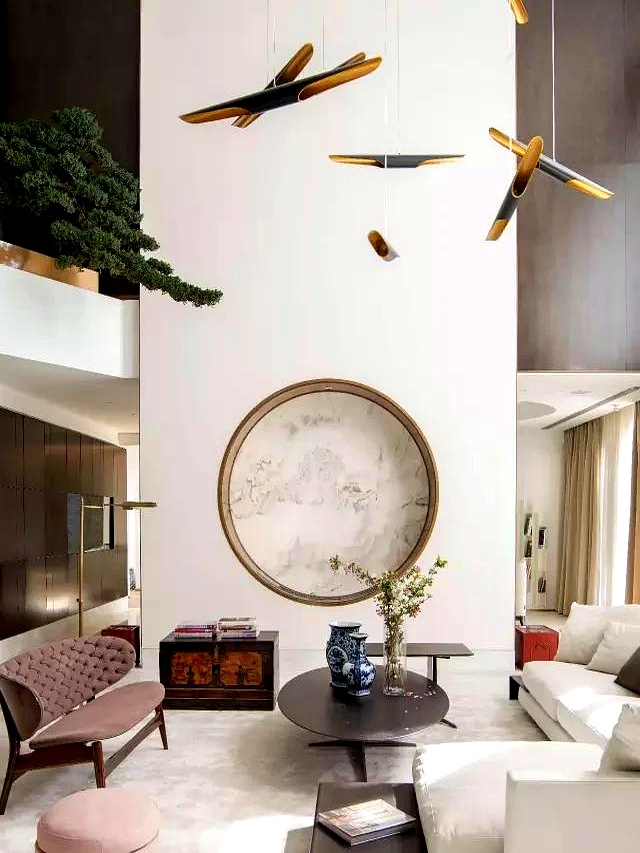 90后装修留白省钱技巧_墙面装饰留白_新中式客厅留白设计