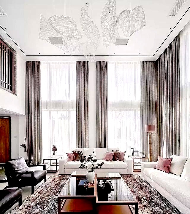 新中式客厅留白设计_墙面装饰留白_90后装修留白省钱技巧