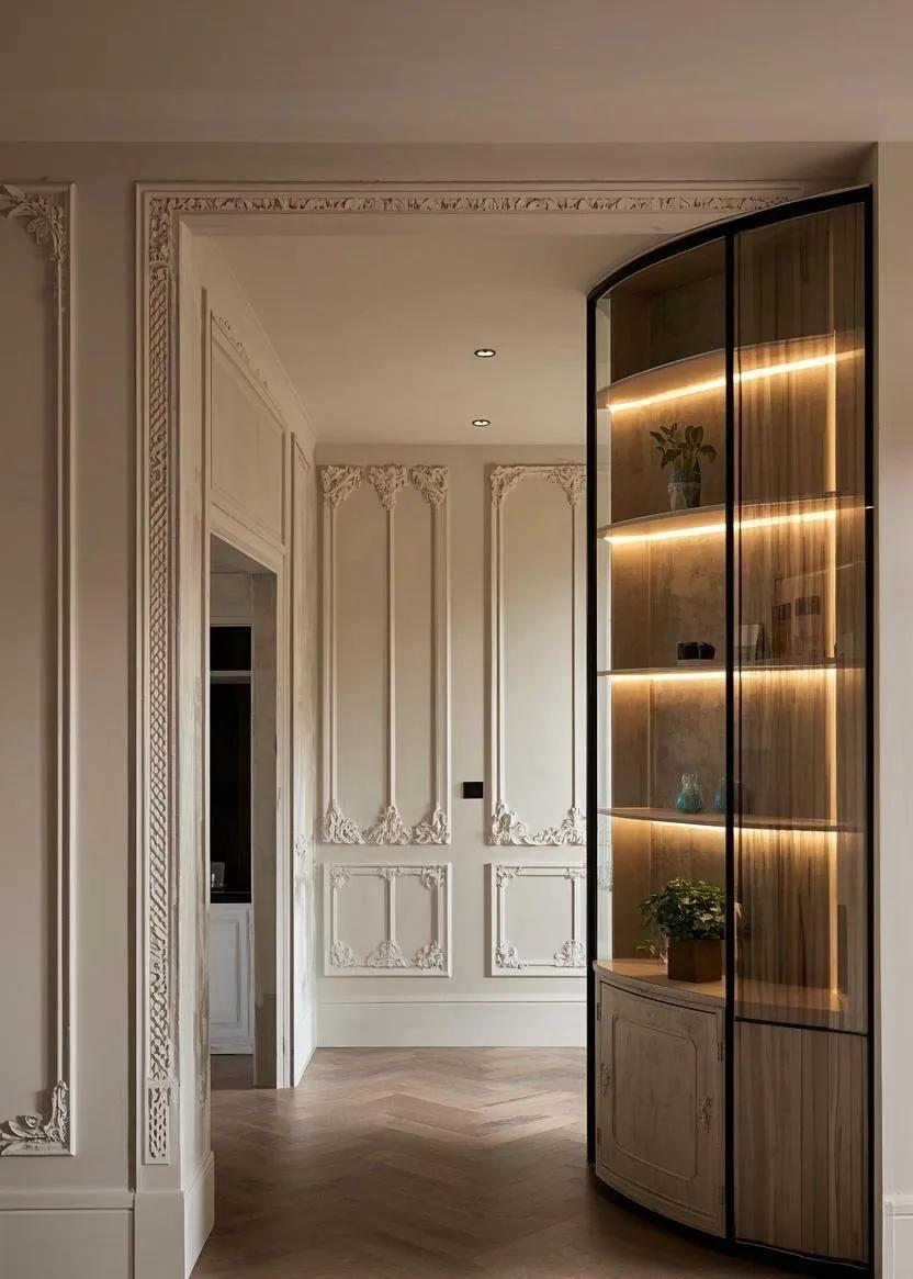 客厅视觉焦点装修_生态木墙面效果图_电视背景墙设计