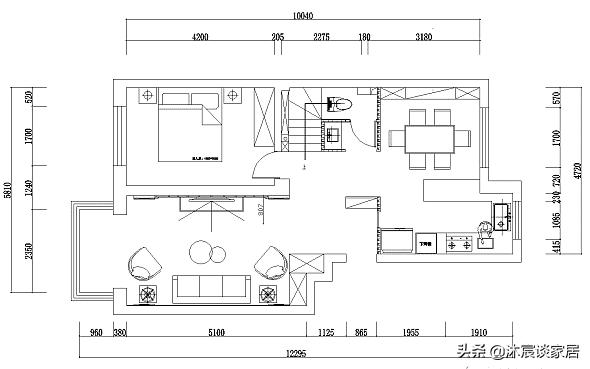 轻奢风格跃式住宅案例_生态木墙面效果图_现代轻奢复式装修设计