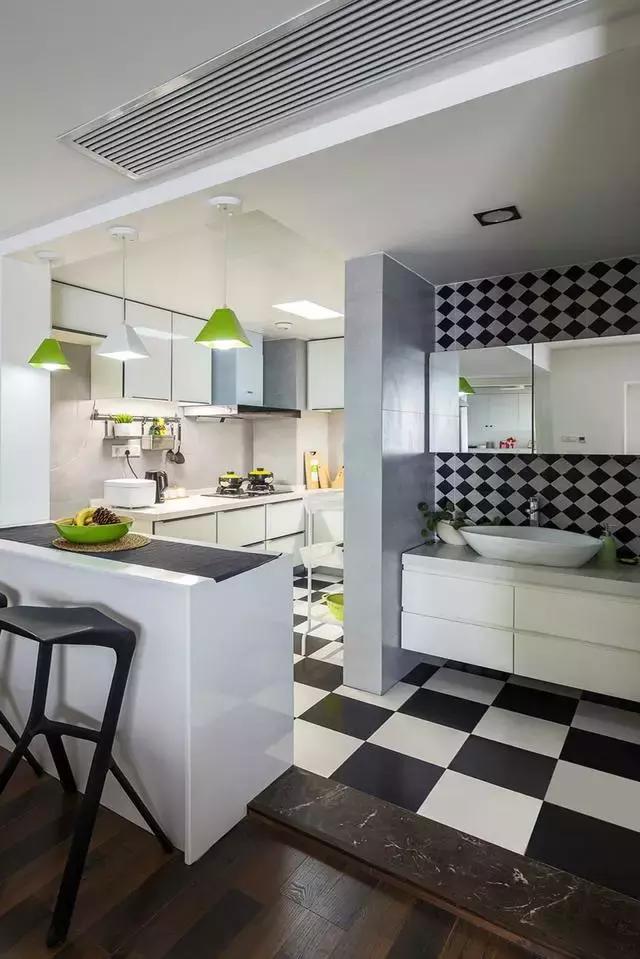 简约北欧小户型设计_北欧风格装修_生态木墙面效果图