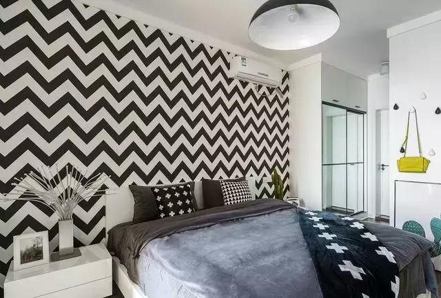 生态木墙面效果图_北欧风格装修_简约北欧小户型设计