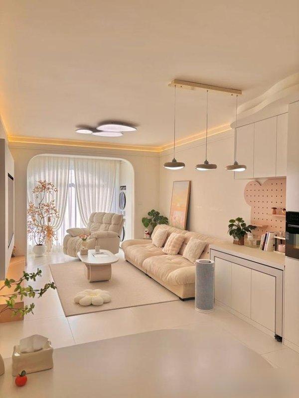 装修效果图大全2025图片电视墙_嵌入式家电隐藏式餐桌_装修简单实用设计