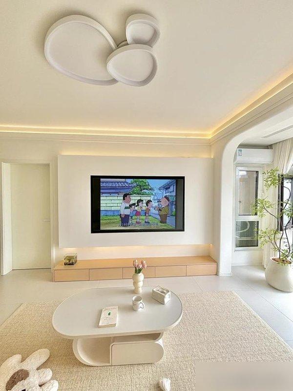 装修简单实用设计_嵌入式家电隐藏式餐桌_装修效果图大全2025图片电视墙