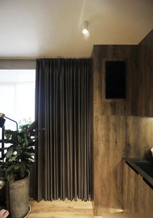 装修效果图大全2025图片电视墙_玄关吧台设计_72㎡小窝改造