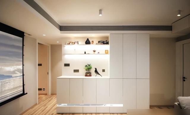 72㎡三室一厅收纳设计_装修效果图大全2025图片电视墙_北京小户型隐形柜装修