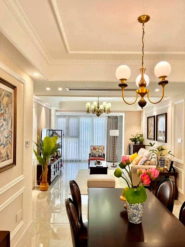 成都一对80后的新房火了,光电视背景墙就让众人惊叹,太有品位了(图10) 环保实木板隐藏功能_装修效果图大全2025图片电视墙_成都80后夫妻通顶电视柜