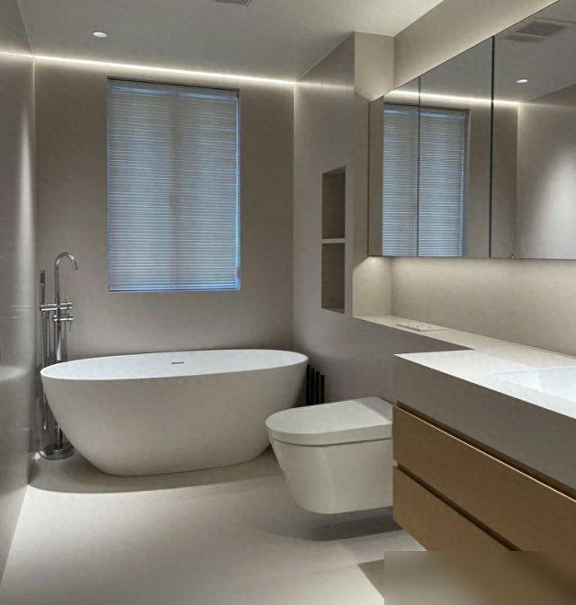 卫生间双卫改造_悬空卫浴清洁神器_装修浴室效果图