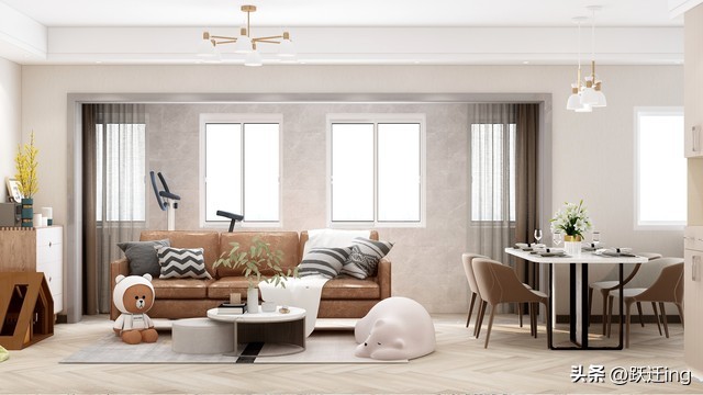 轻硬装重软装_二手房改造_后现代装修风格成本