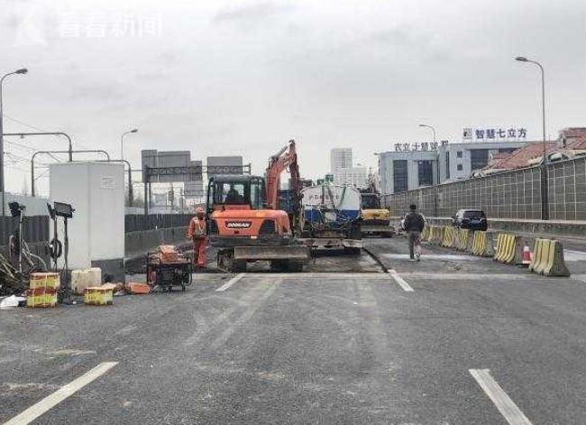 同济路高架北段维修_春节期间交通管制_沪嘉高速大修