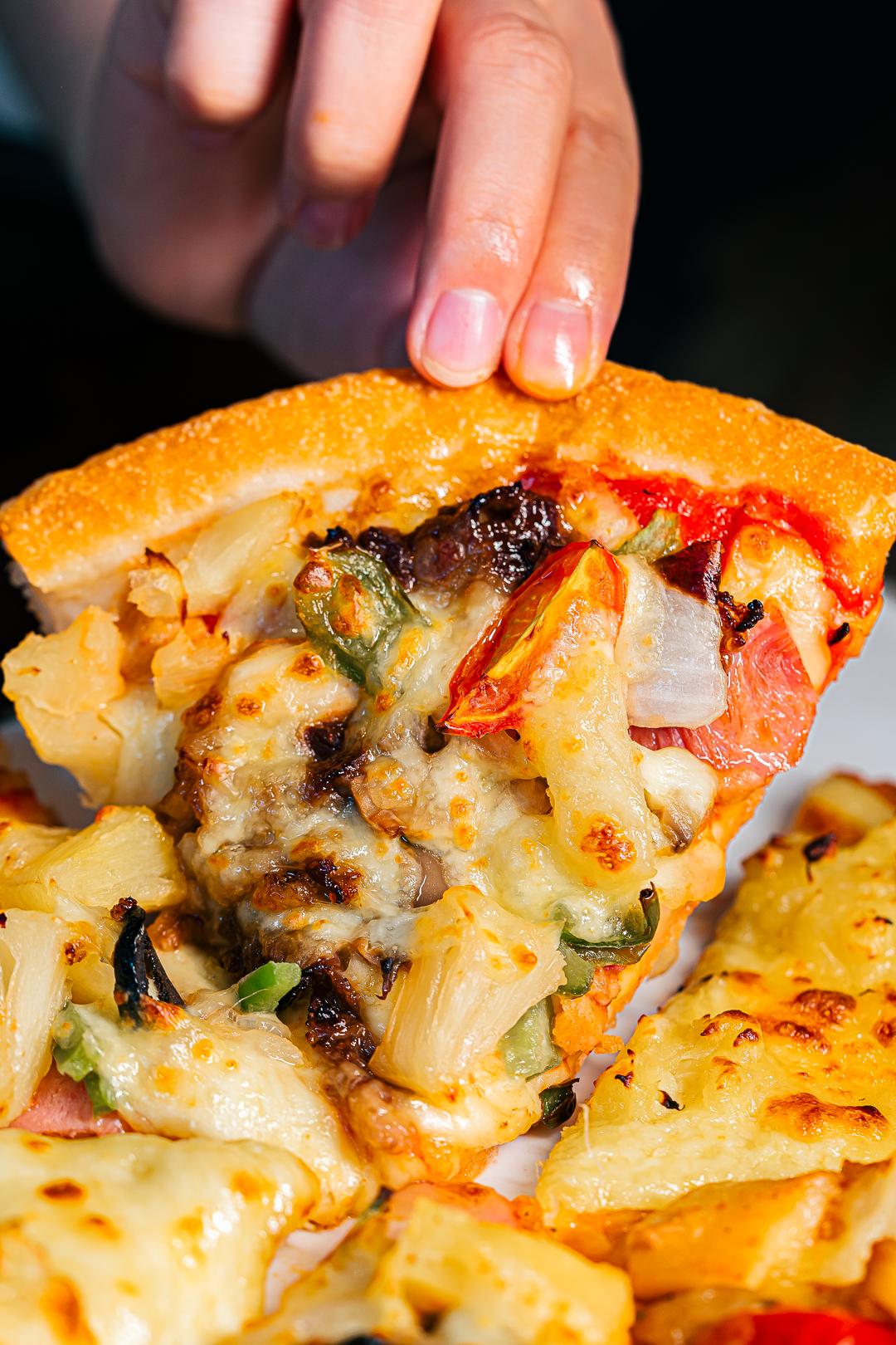 必胜客自助餐美食推荐_必胜客自助餐158元 值不值_必胜客四合一披萨薄脆